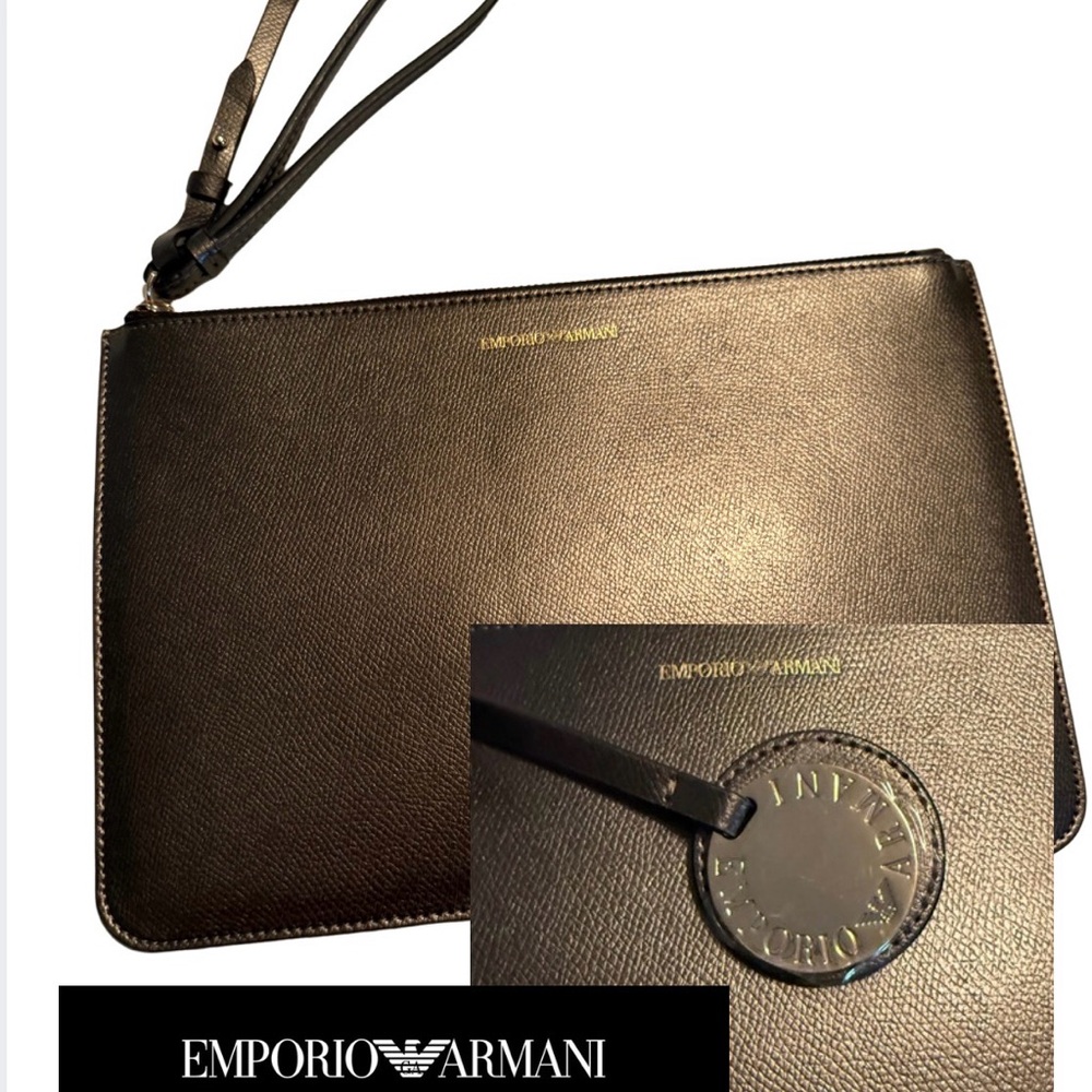 BNWT Emporio Armani Wristlet Case – Bustal Minidollaro